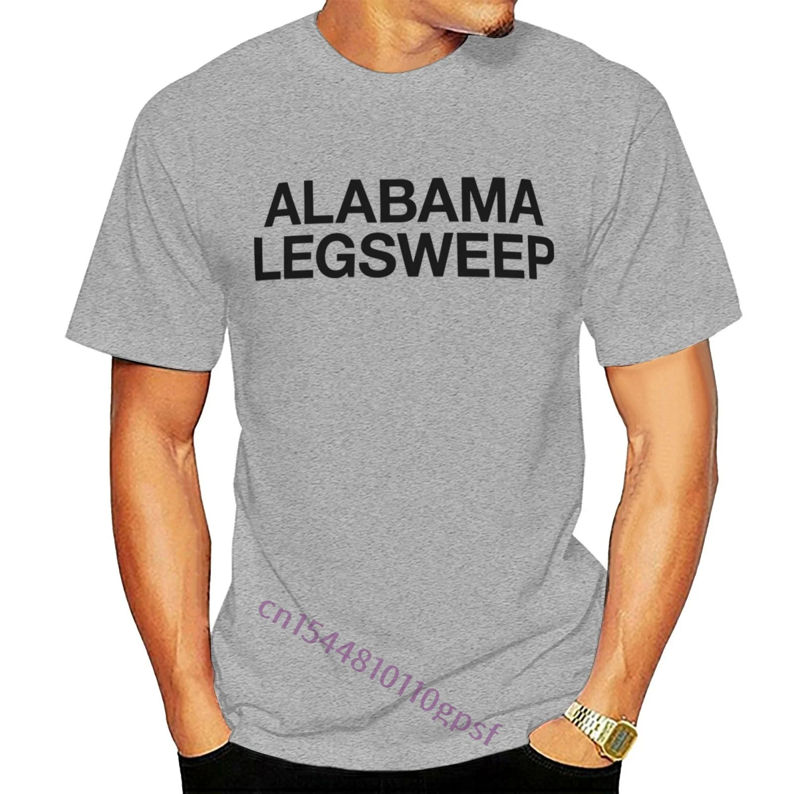 

Fashion Alabama Legsweep Tshirt Men Cotton Men's T-Shirts Crew Neck Oversize S-6xl
