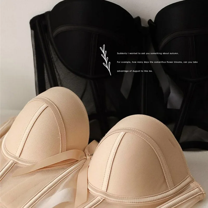 Комплект женского нижнего белья из бюстгальтера пуш-ап и трусиков - купить по