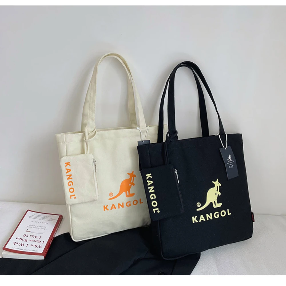 

Новая сумка через плечо Kangol кенгуру с модным принтом, сумка-тоут для матери и ребенка, Студенческая сумка, женский кошелек