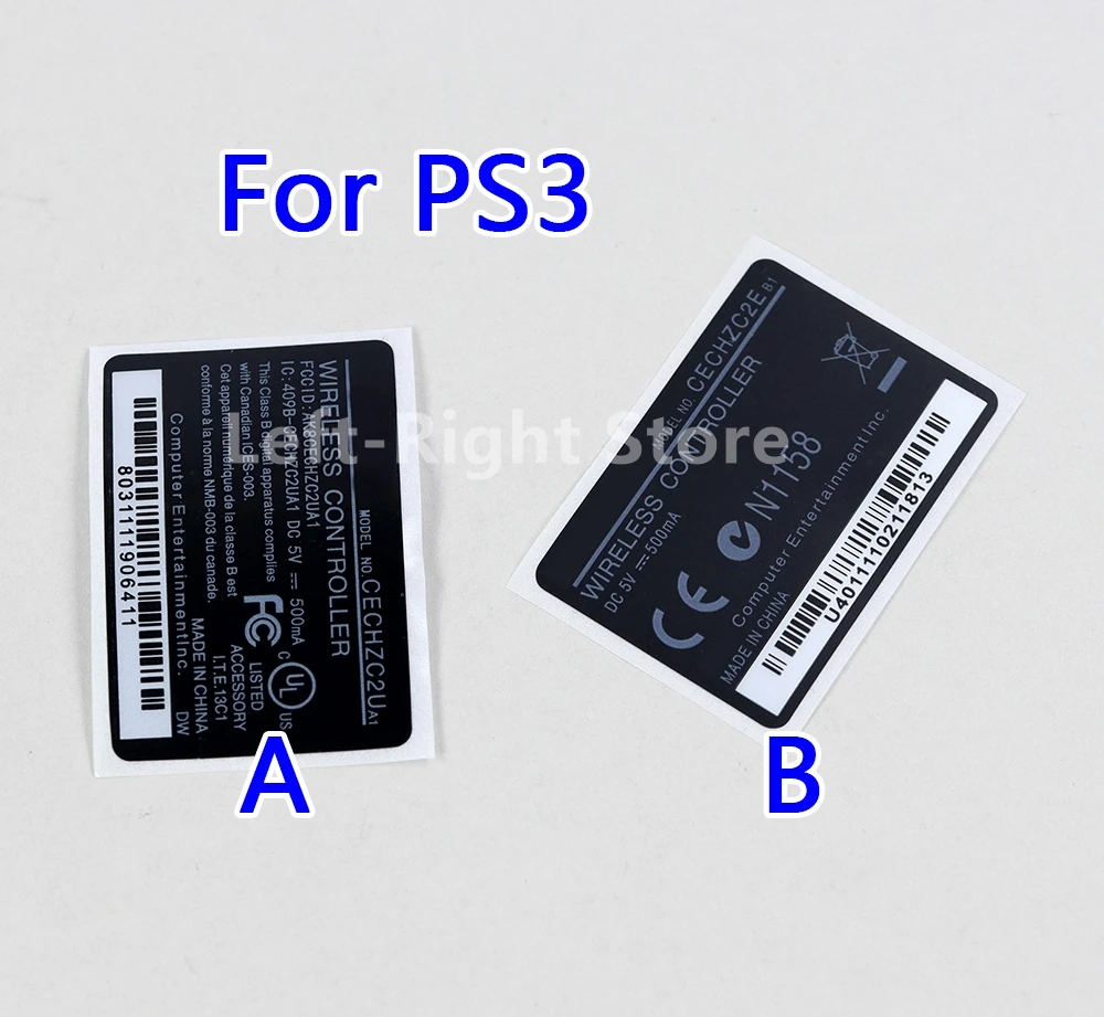 2 шт. задняя этикетка для контроллера Sony PS3
