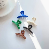 2022 new 4 5cm mini grab clip acrylic small hair clip sweet girl bangs clip shark clip lovely hair accessories