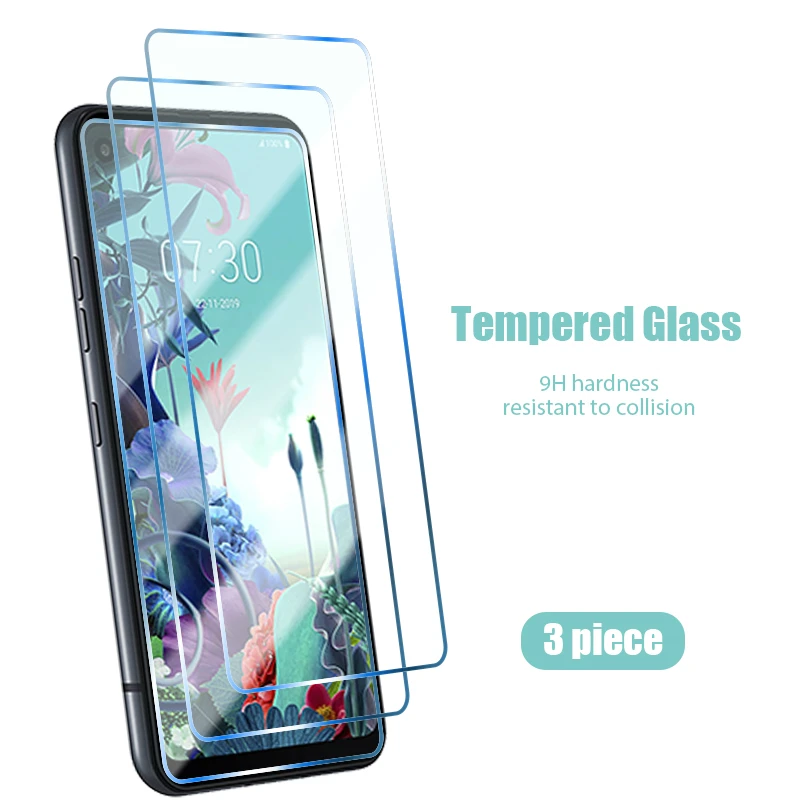 

3pcs 9H Tempered Glass for LG K61 K51S K50S K50 Cover Film Glass Screen Protector for LG K41S K40S K40 K30 2019 K11 K20 Plus