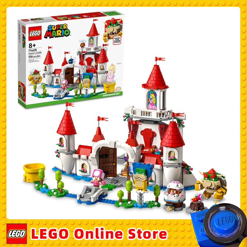 

LEGO Super Mario Peach’s Castle Expansion 71408 Building Toy Set for Kids Boys and Girls Ages 8+ Birthday Gift (1216 Pieces)