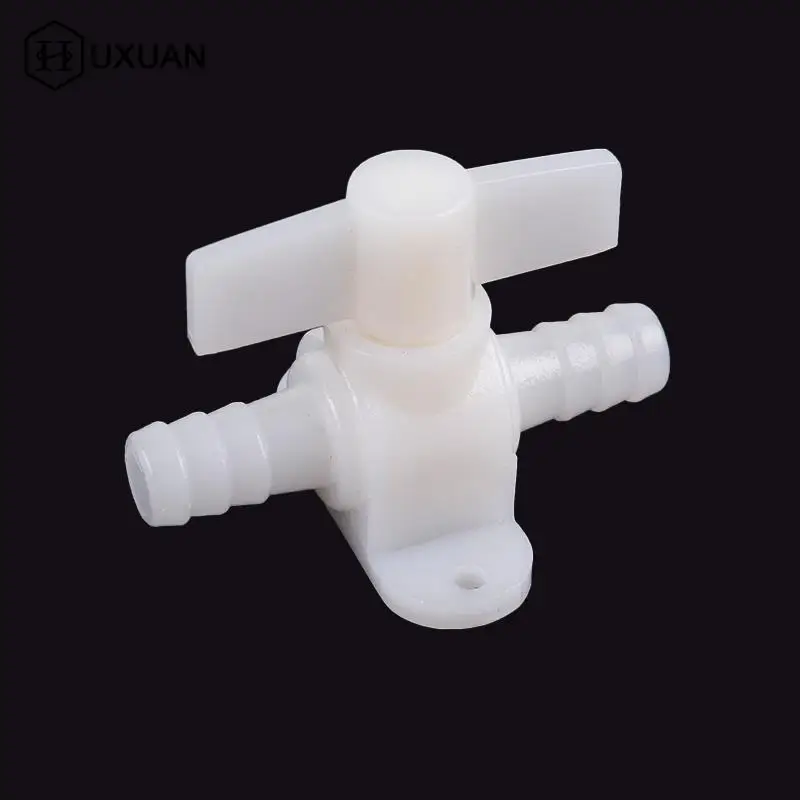 

10mm Plastic Barbed Connector Ball Valve Aquarium Fish Tank Air Pump Hose Switch