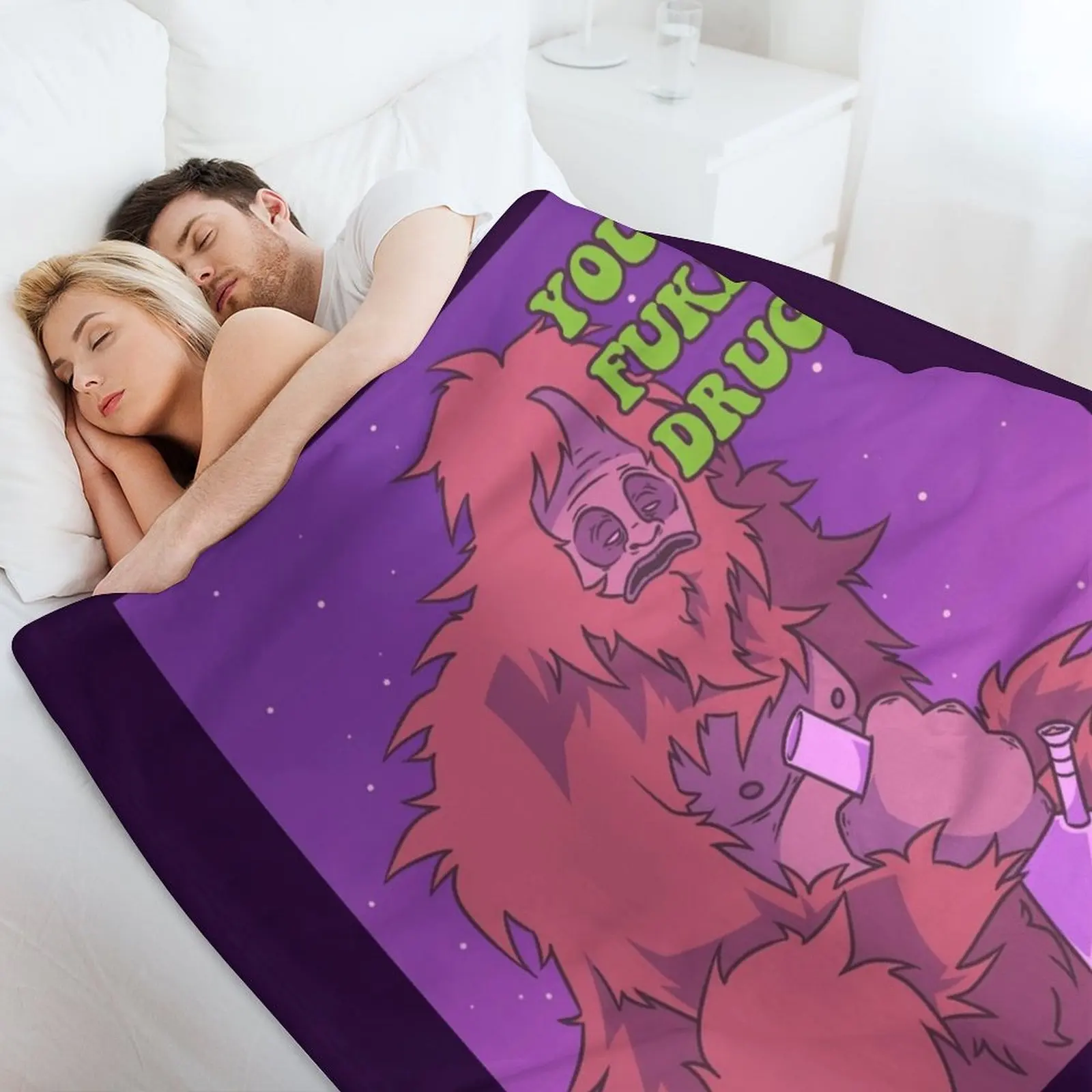 Декоративное одеяло You fukin Druggo красивые большие рождественские подарки одеяла