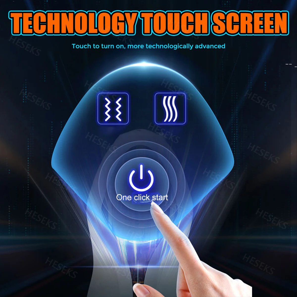 Мужской мастурбатор HESKES с автоматической присоской секс-машина Минет Вагина