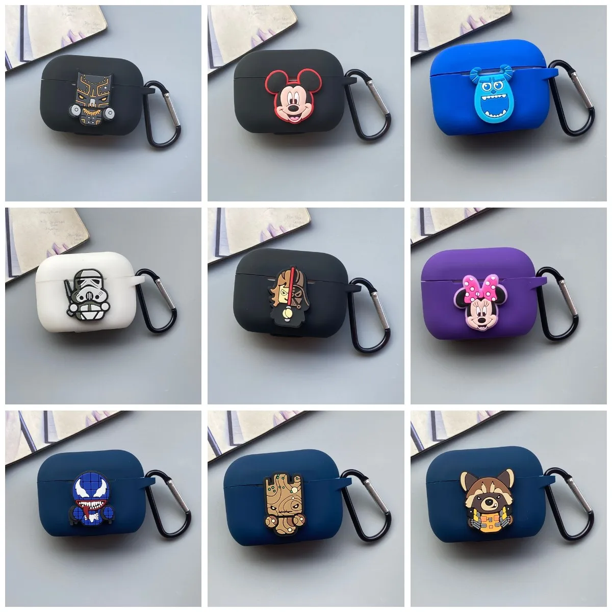 

Star War Doctor Strange Cover for AirPods Pro 1 2 3 Pro 2 Case Marvel Black Panther Wireless Headphone Erabuds Silicone Cover