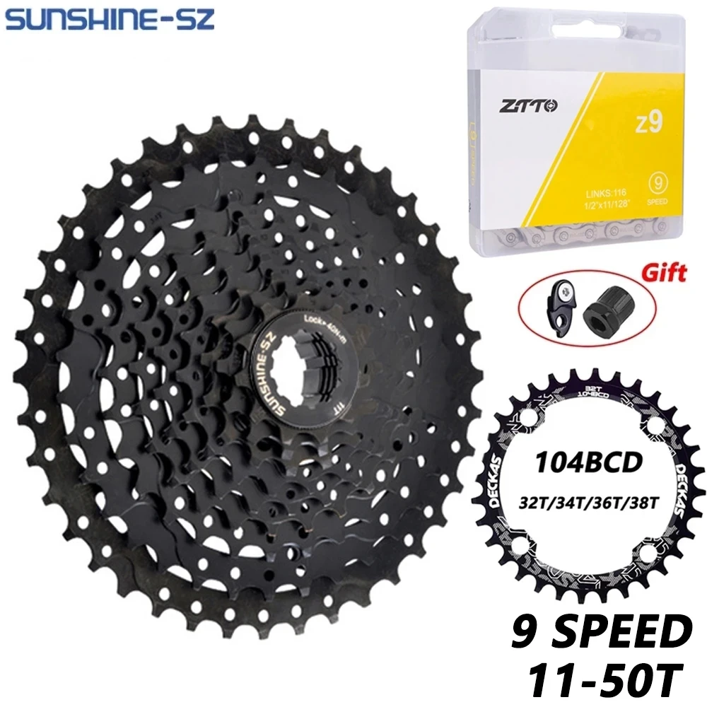 

MTB велосипед 9 скоростей 11-50T черная кассета 9S11-50T широкий коэффициент свободного хода горный велосипед 9 В K7 Звездочка Совместимость M430 M4000 M590