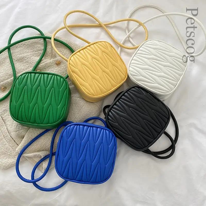 

Petscog Summer Crossbody Bags Casual Square Women's Small Shoulder Bag Fashion Designer Handbag Ladies Solid Travel Bags