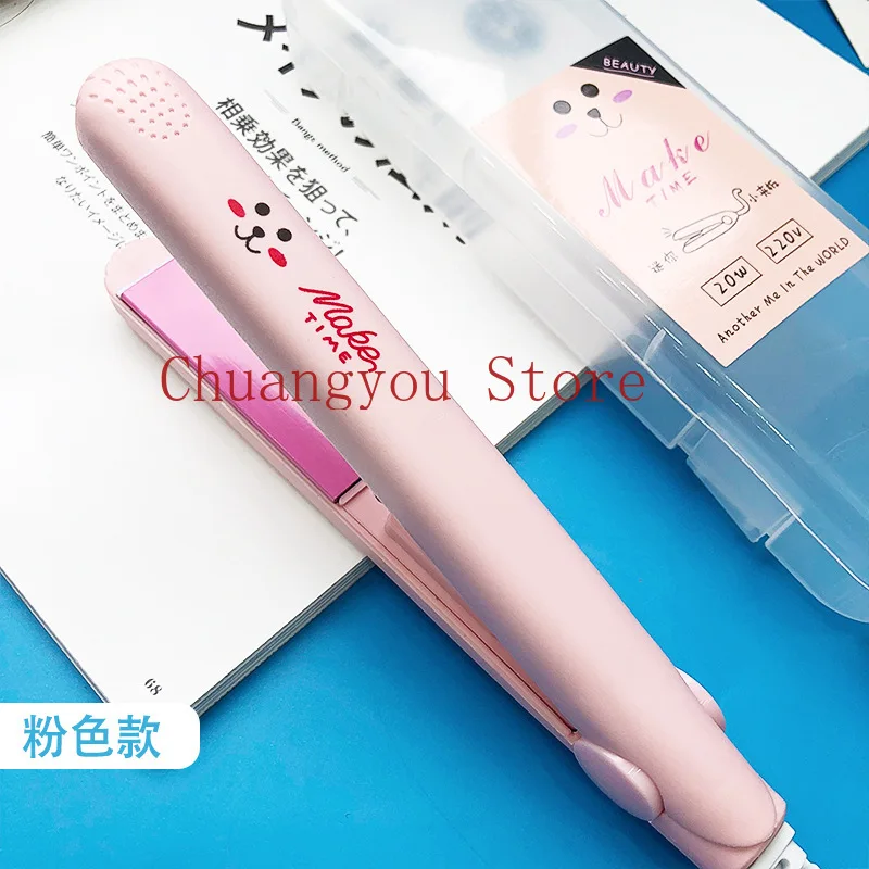 

New Curling Iron Mini Hair Straightener Iron Ceramic Straightening Styling Tools Hair Curler Flat Iron Beard Straightener