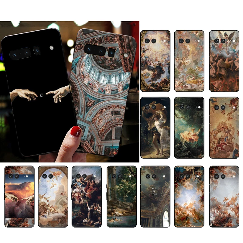 

Phone Case for Google Pixel 7 Pro 7 6A 6 Pro 5A 4A 3A Pixel 4 XL Pixel 5 6 4 3 XL 3A XL 2 XL Funda Renaissance art Painting