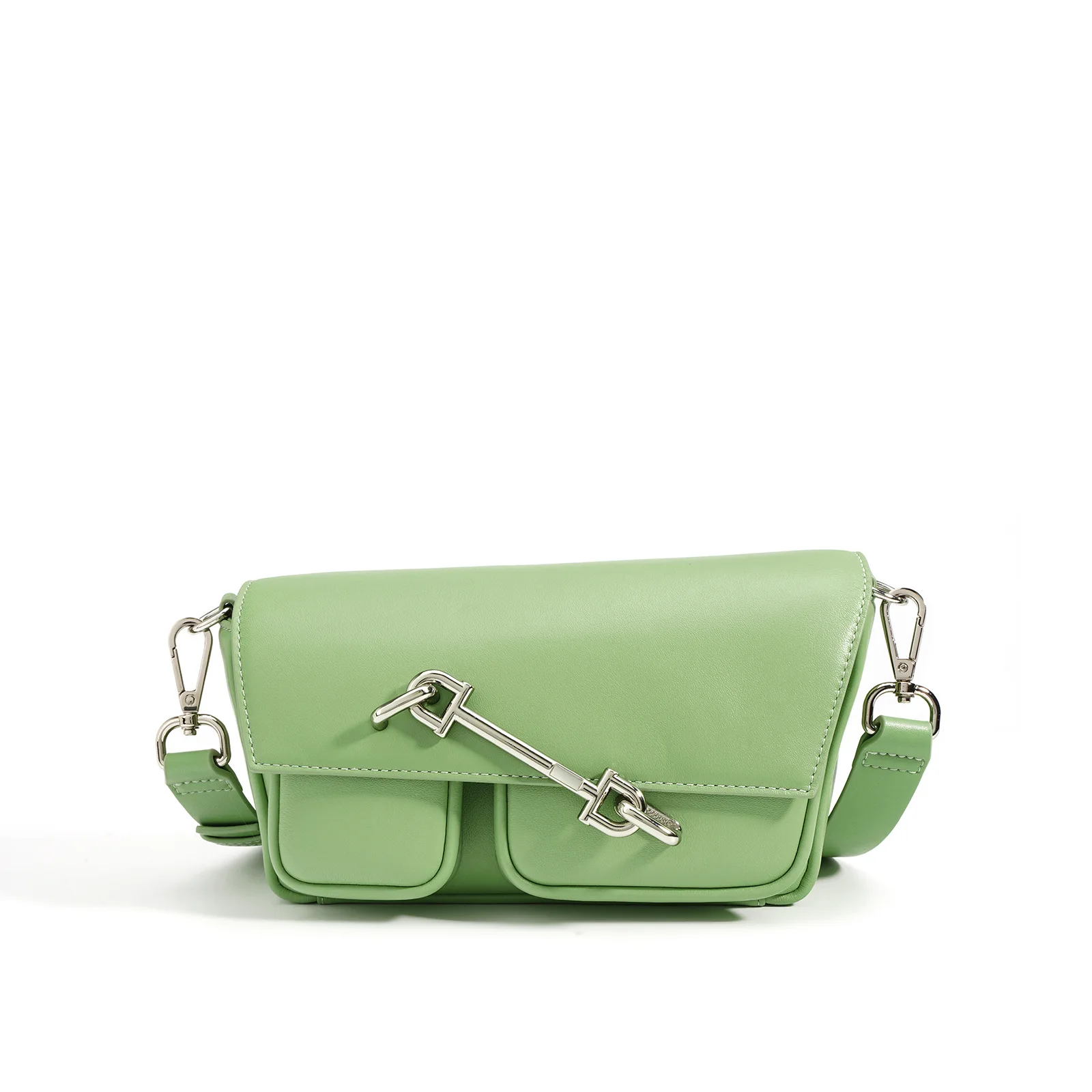 2023 Summer Small Saddle Bags for Women Genuine Leather Shoulder Crossbody Bag Niche Design Free Shipping Camera Messenger Bag