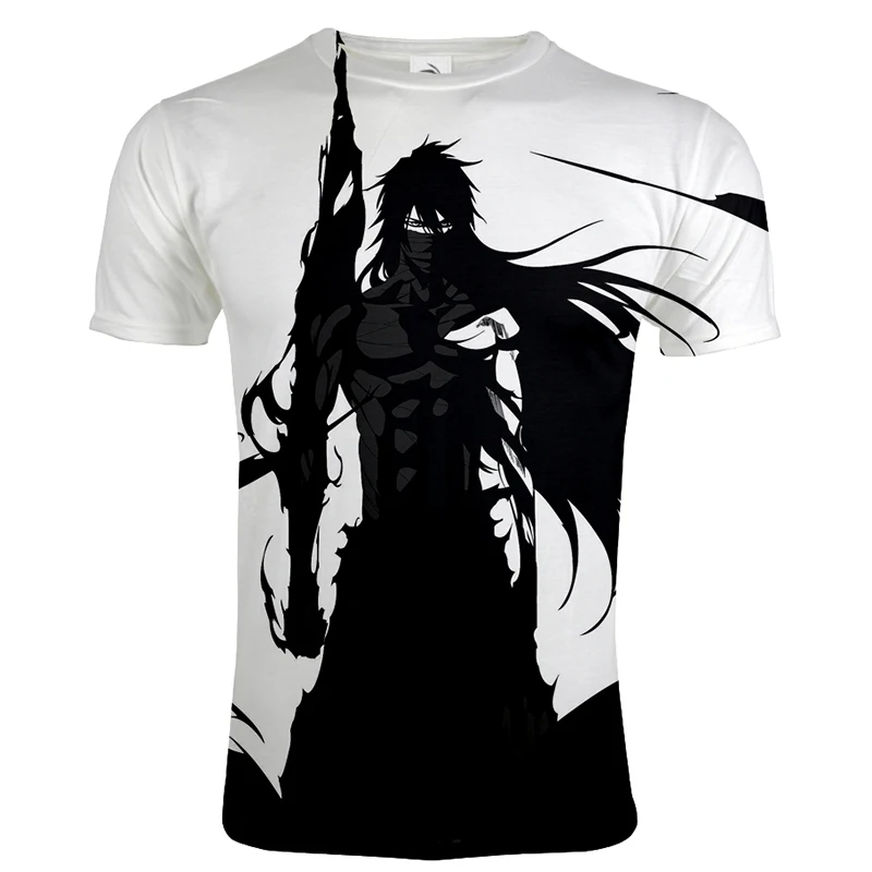 

Anime Bleach Printed 3D T-shirt fashion Harajuku tops summer casual round neck shirt plus size streetwear
