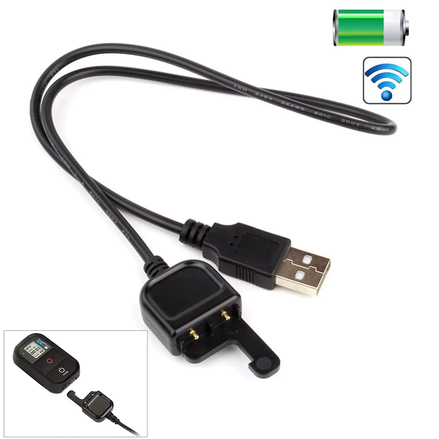 

Умные аксессуары для GoPro Hero 3 USB зарядные устройства для передачи данных WIFI зарядные кабели с поддержкой дистанционного управления