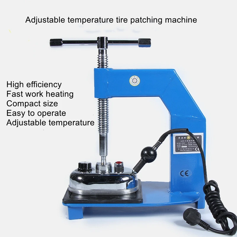 AJD-6 temperature adjustable curing press car tire fire mending machine car tire hot mending machine