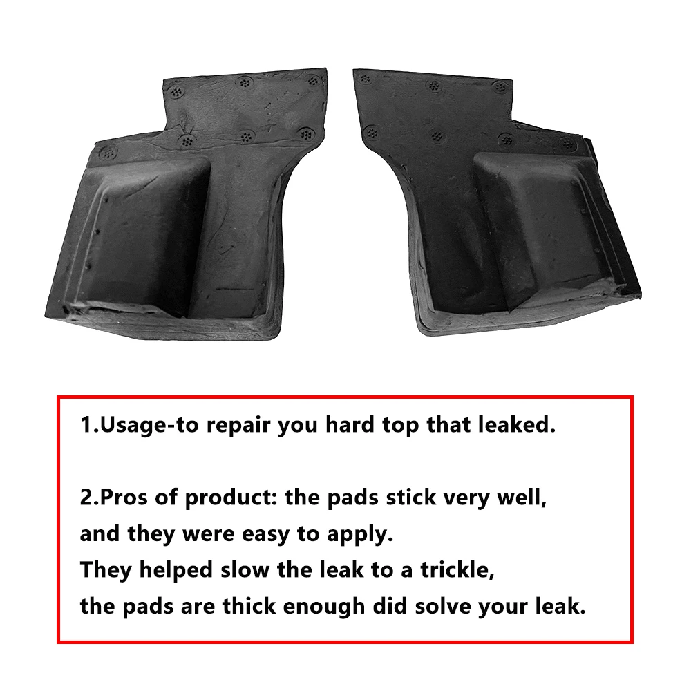Комплект твердых верхних уплотнений для Jeep Wrangler JL 2018-2024 12 шт. ремонт утечки дождя