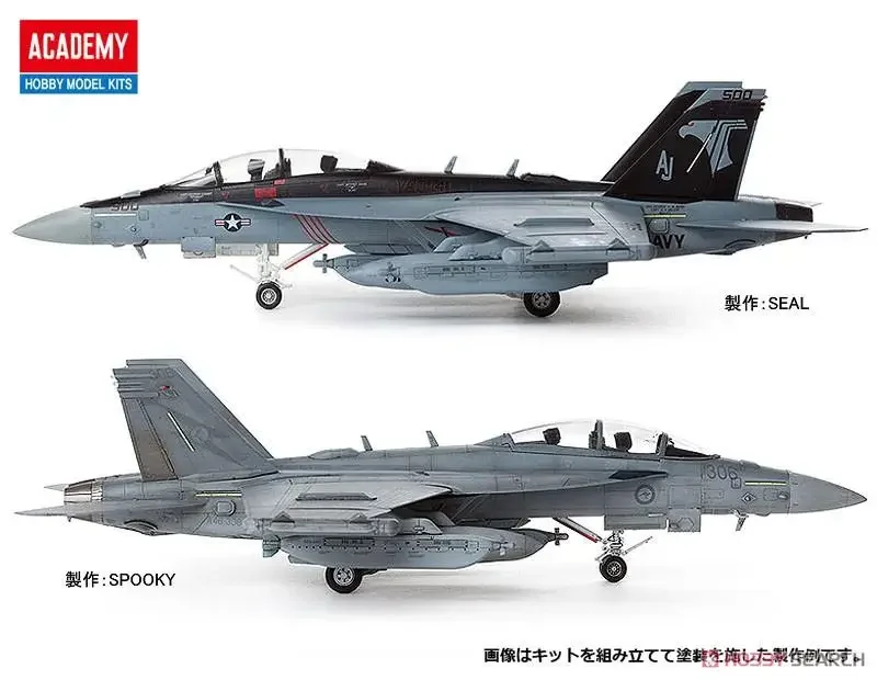 Академия 12560 1/72 Американский темно-синий EA-18G VAQ-141`Shadowhawks` (пластиковая модель)
