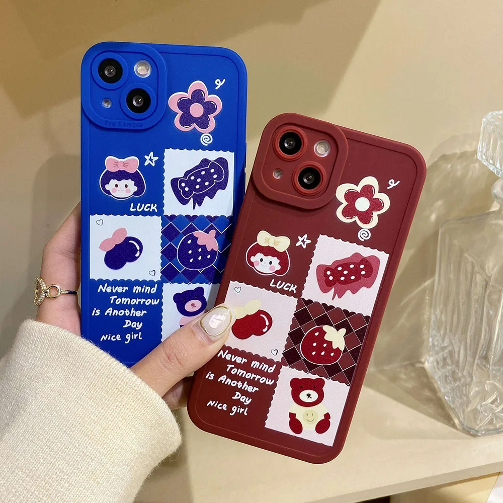 

Bumper Case For iPhone 13 Pro Case Soft Capa iPhone 11 13 Mini 12 Pro Max SE 2020 X Xs XR 7 8 Plus iPhone11 iPhone13 Back Covers