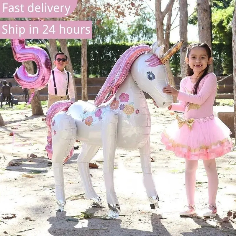 3D набор фольгированных шаров в виде единорога для дня рождения | Дом и сад