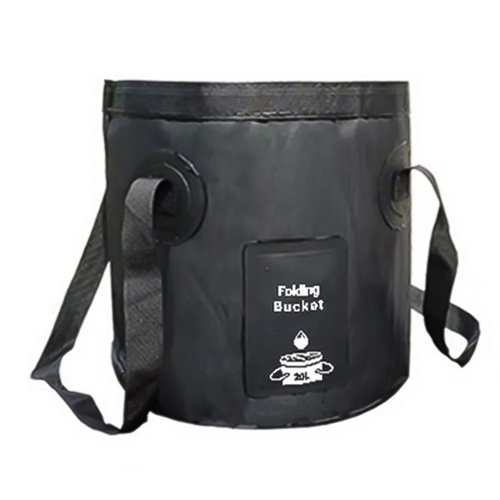 

Multifunctional 15L 20L Fishing For Camping Gardening WashBucket Outdoor PVC+sunscreen Coating Traveling Travel Essentials