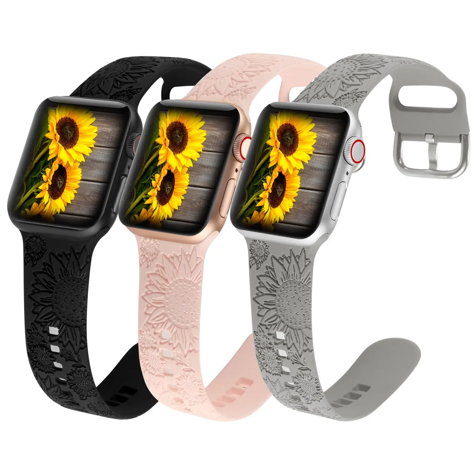 

Silicone strap For Apple Watch band 44mm 40mm 42mm 38mm 40 44 mm 3 4 5 6 se correa watchband bracelet iWatch series 7 41mm 45mm