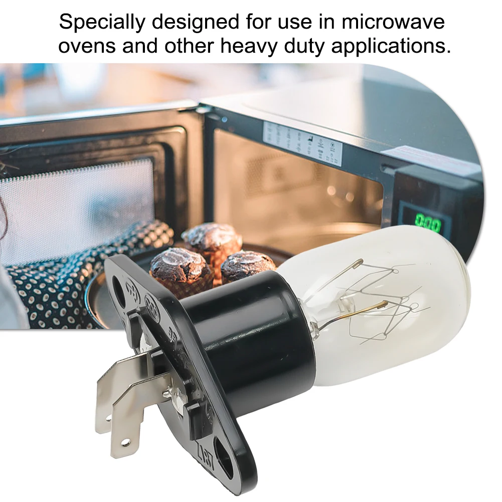 

1 Pc Microwave Ovens Light Bulb Lamp Globe 250V 2A For Midea Most Brand Glass Metal Parts Kitchen Accessories