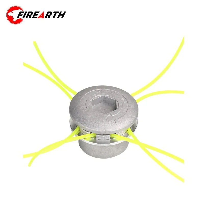 

1pcs Universal Aluminium Strimmer Head With 4 Trimmer Lines Brushcutter Head Set Grass TrimmerLawn Mower Accessory Garden Tools