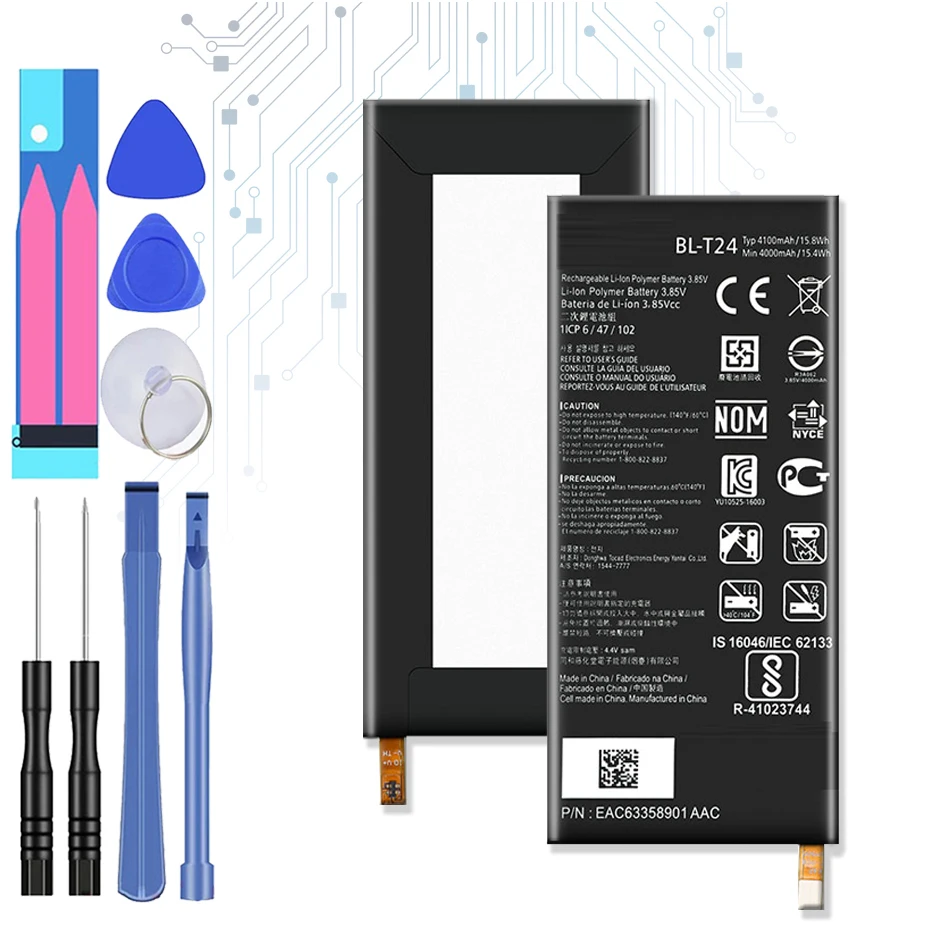 Аккумулятор для LG K220 k220dsk X Power k220ds k220z k220dsz k220y ls755 BL T24, 4100 мАч, с бесплатным инструментом