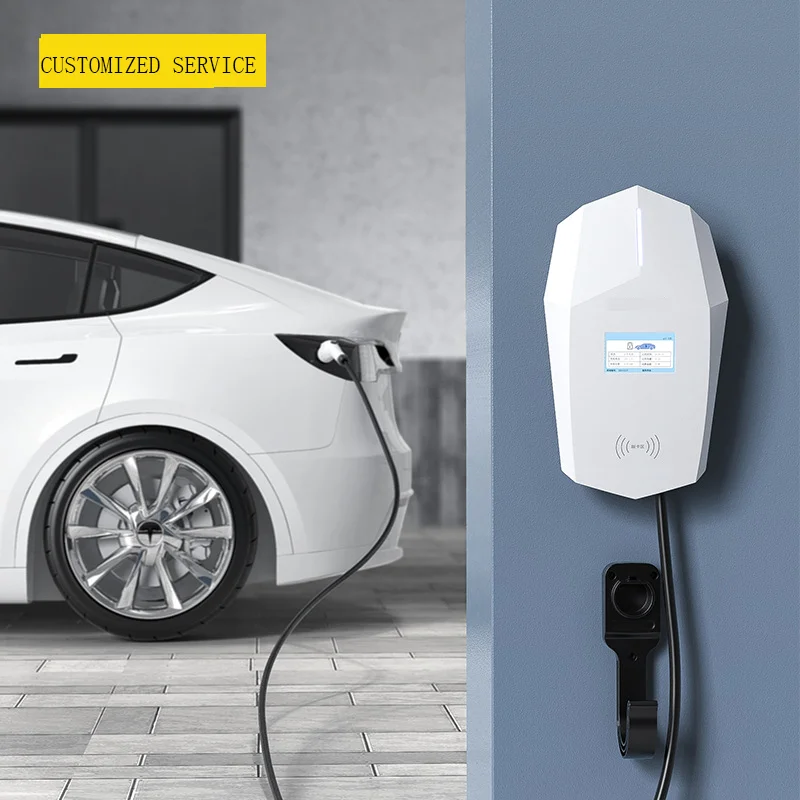 

EV Charger 22kwType 1 Type 2 7KW j1772 With OCPP APP Control Dual Charging Guns IEC 62196 AC charging pile