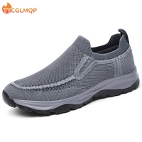 2022 summer new men sport shoes luxury brand slip on casual shoes outdoor lightweight sneakers mesh running shoes big size