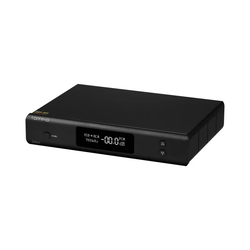 Настольный Hi-Fi декодер TOPPING D90LE ES9038Pro D90 LE DAC IIS Bluetooth 5 0 DSD512 PCM768kHz LDAC Полностью