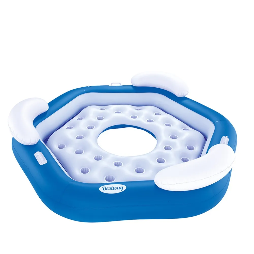 

Bestway 43111 75" x 70"/1.91m x 1.78m X3 CoolerZ X3 Inflatable Island 3-Person