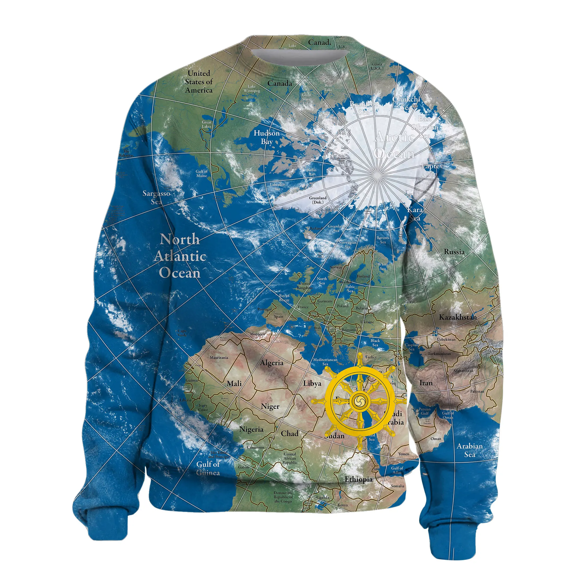 

Autumn and Winter 2022 Compass Fashion Fleece Hoodies Men's