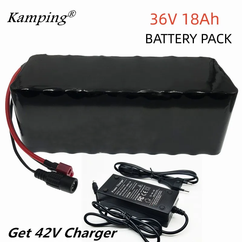 

Новый аккумулятор для электровелосипеда 36 в 18 Ач 18650 литиевый аккумулятор 36 18000 мАч вольт электрический велосипед Встроенный 20A BMS2A + зарядка