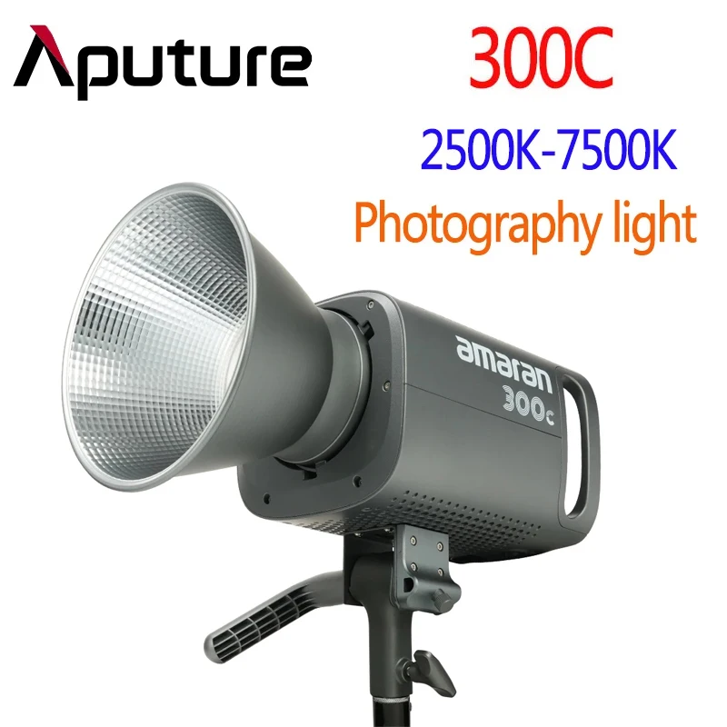 

Aputure Amaran 300C RGB Video Light 2500K-7500K Bowens Mount Photography lights For Live Streaming Photo Video Recording