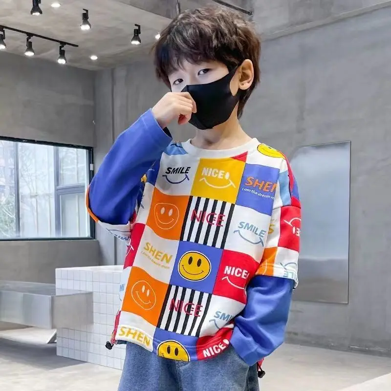 

2022 Детская толстовка с капюшоном для мальчиков, свитшоты, Детские хлопковые толстовки с длинным рукавом для мальчиков и девочек, весенне-осенние повседневные топы с капюшоном для мальчиков