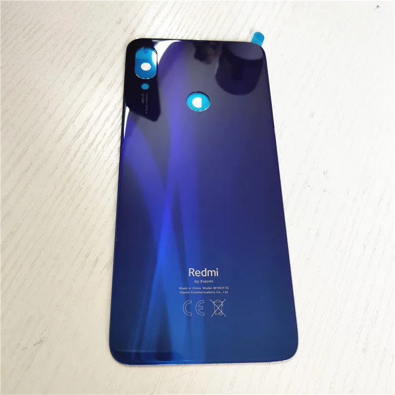 

Оригинальное 3D стекло для Xiaomi Redmi Note 7 Note7 Pro задняя крышка корпуса запасная крышка батарейного отсека