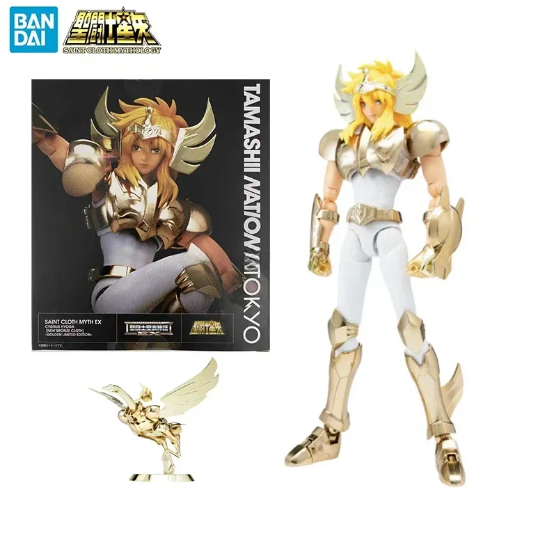 In Stock BANDAI Saint Cloth Myth TNT Cygnus Glacier New Bronze Animation Action Series Hand Figure Model Toy