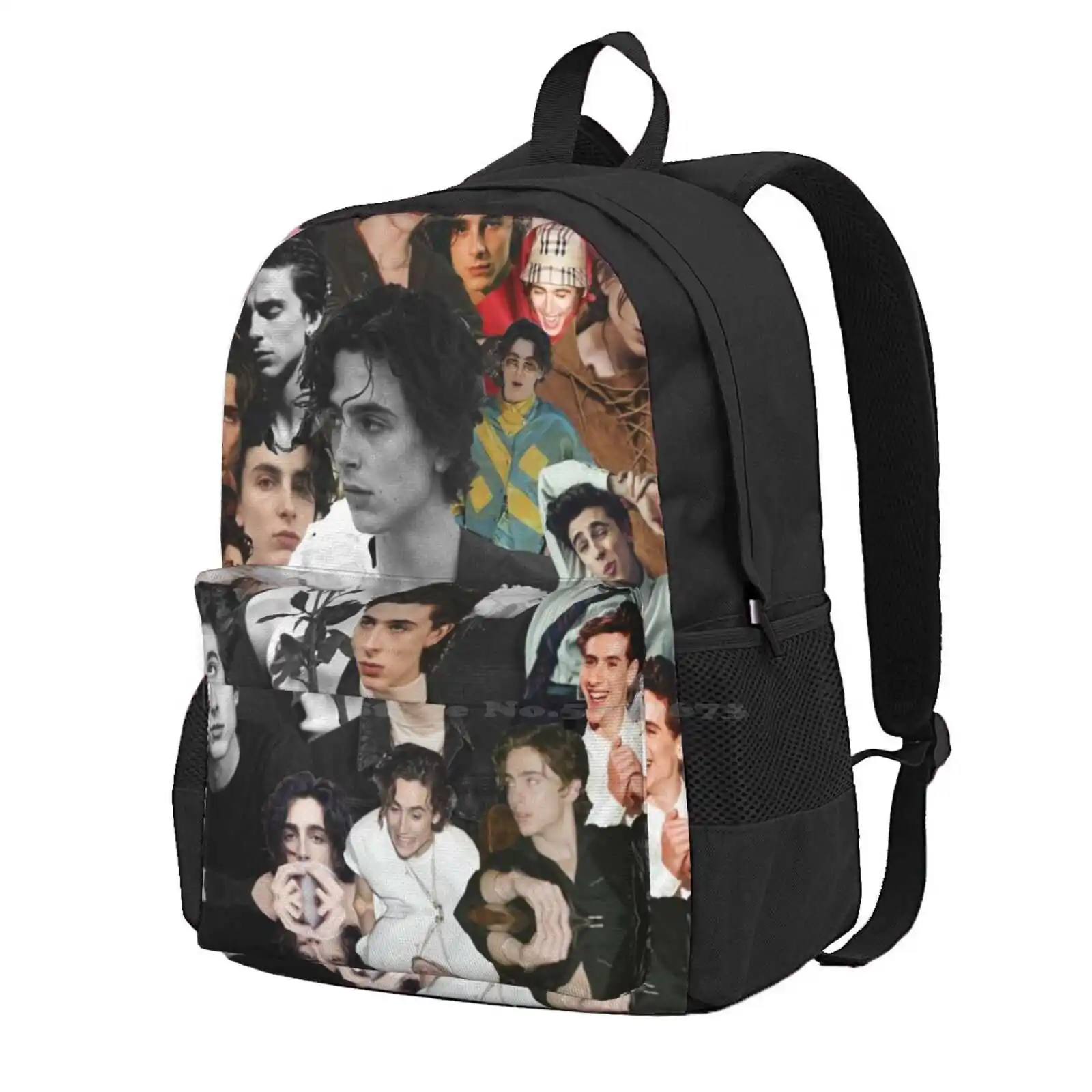 

Вместительный школьный рюкзак для ноутбука с коллажем для колледжа