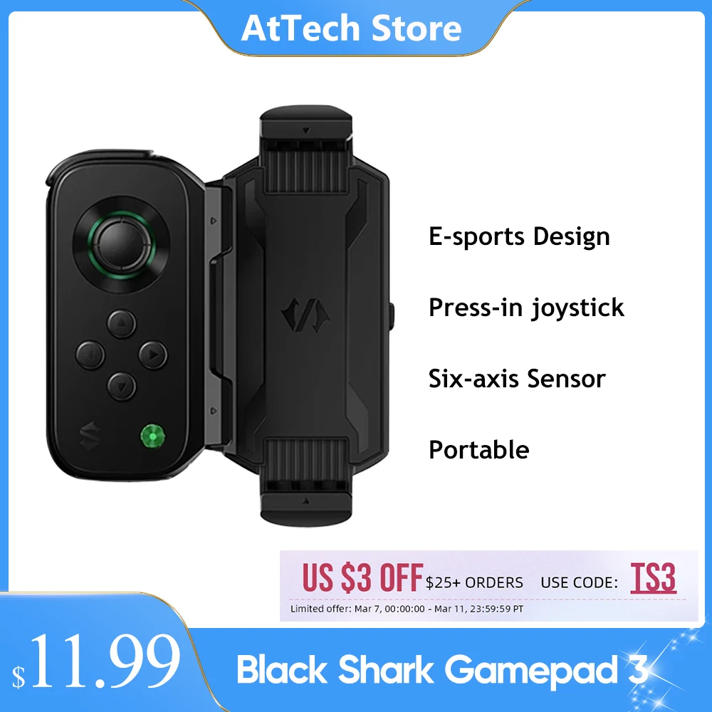 Черный Акула Bluetooth геймпад портативный игровой рокер контроллер для Black Shark 4 4s 3 PRO