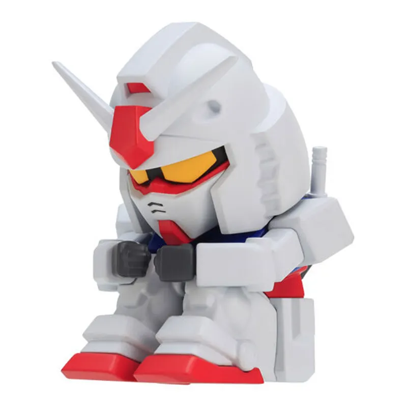 Фото Коллекционная фигурка Bandai Gundam Capsule Toy Rx 78-2, оригинальный размер L, в сидячей позе, настольное украшение для взрослых коллекционеров аниме №4