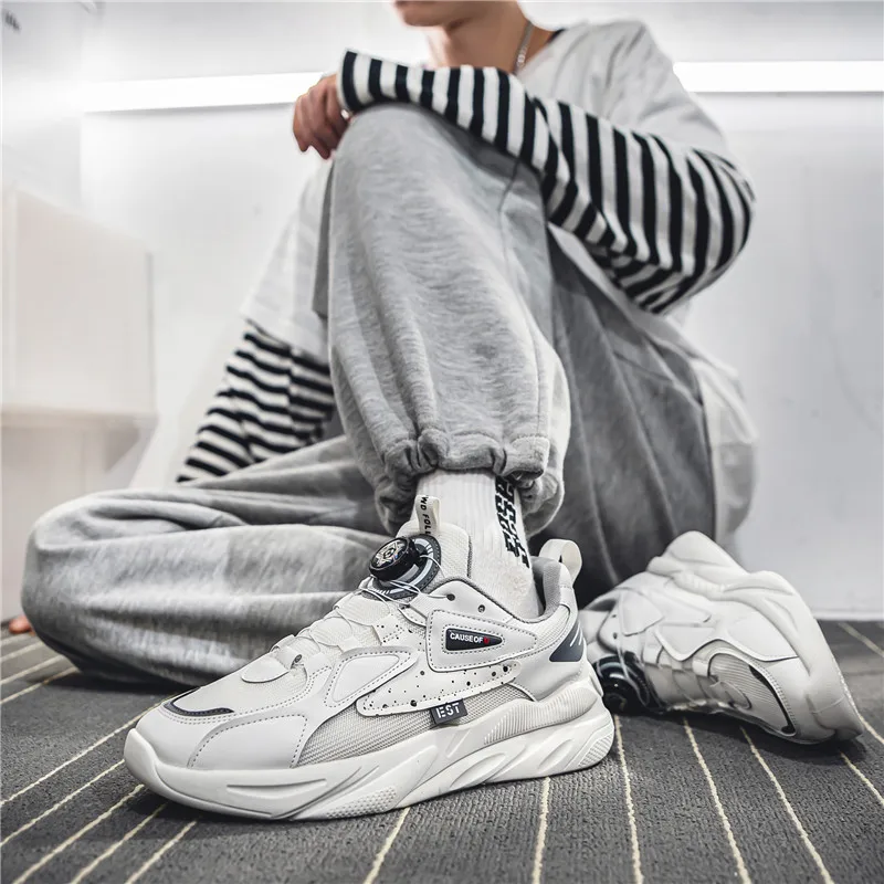 Breathable Comfortable Casual Sneakers Men's  Adult Teenagers Outdoor Running Shoes Walking Shoes School Sports Shoes 39-44#