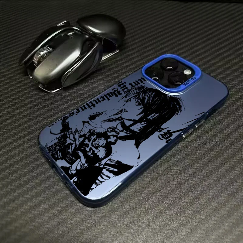 Фото Чехол для телефона Samsung Galaxy A17 A07 A16 A06 A35 A55 A25 A05S A15 A56 A54 A36 A34 A24 5G Matte Cover Luxury Clmj Death Note Misa №2