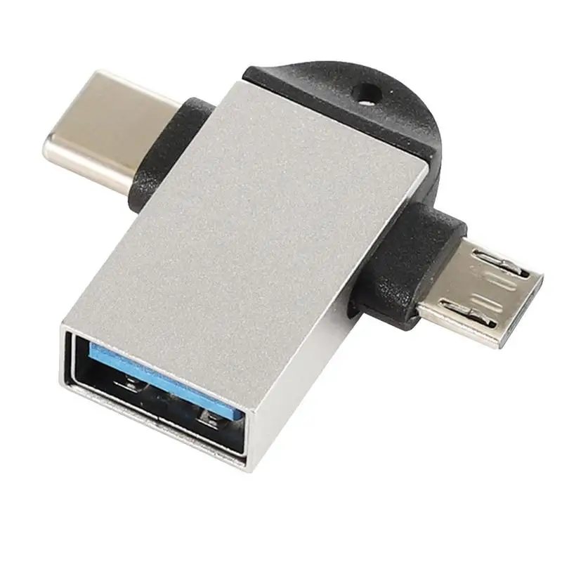 Адаптер OTG для USB Type-c, адаптер для USB 3, конвертер Type-c, подключи и работай, адаптер USB для чтения и резервного копирования данных для телефонов и планшетов