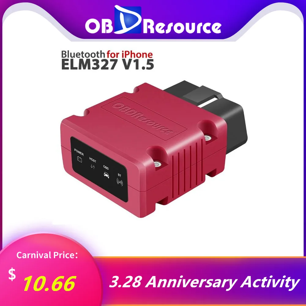 ELM327 BT V1.5 OBD2 Scanner Car Code Reader Bluetooth 4.0 for Android iPhone iOS FaslinkX ELM 327 PIC18F25K80 Auto OBD Tool | Автомобили и