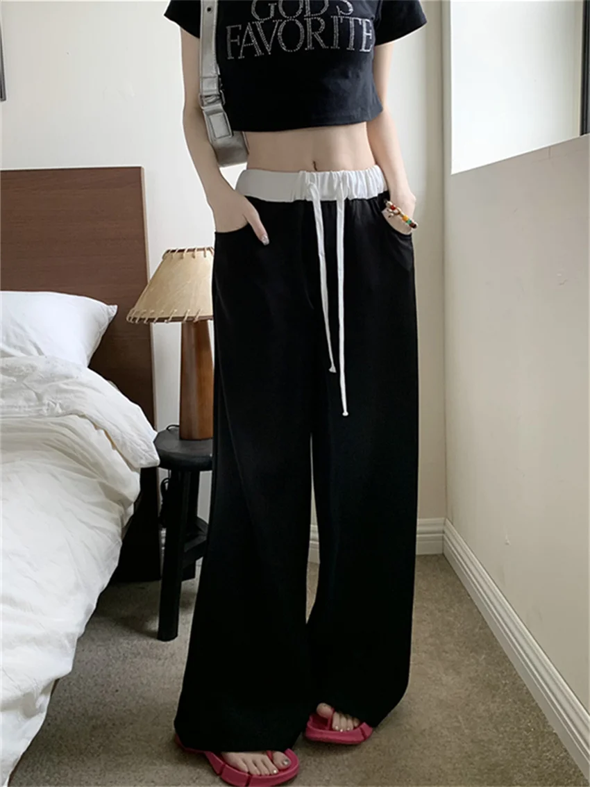 Женские офисные брюки Alien Kitty шикарная свободная летняя одежда для работы уличная