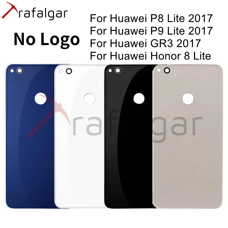 Задняя стеклянная крышка для Huawei P8 Lite 2017 P9 Honor 8 аккумулятора задняя панель корпус