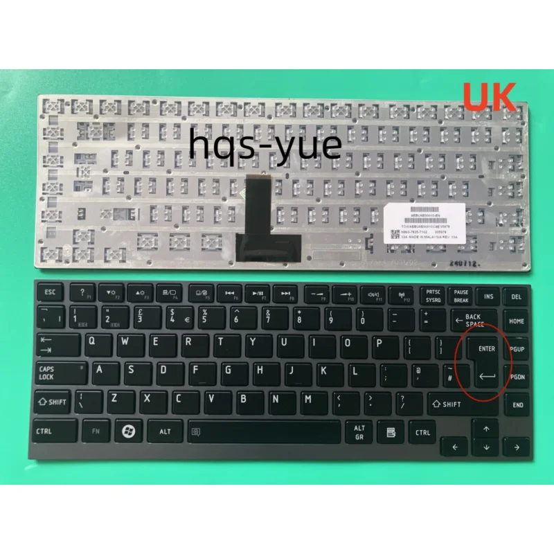 НОВАЯ клавиатура для Toshiba U800 U830 U840 U900 U920 U930 Z830 Z930 UK