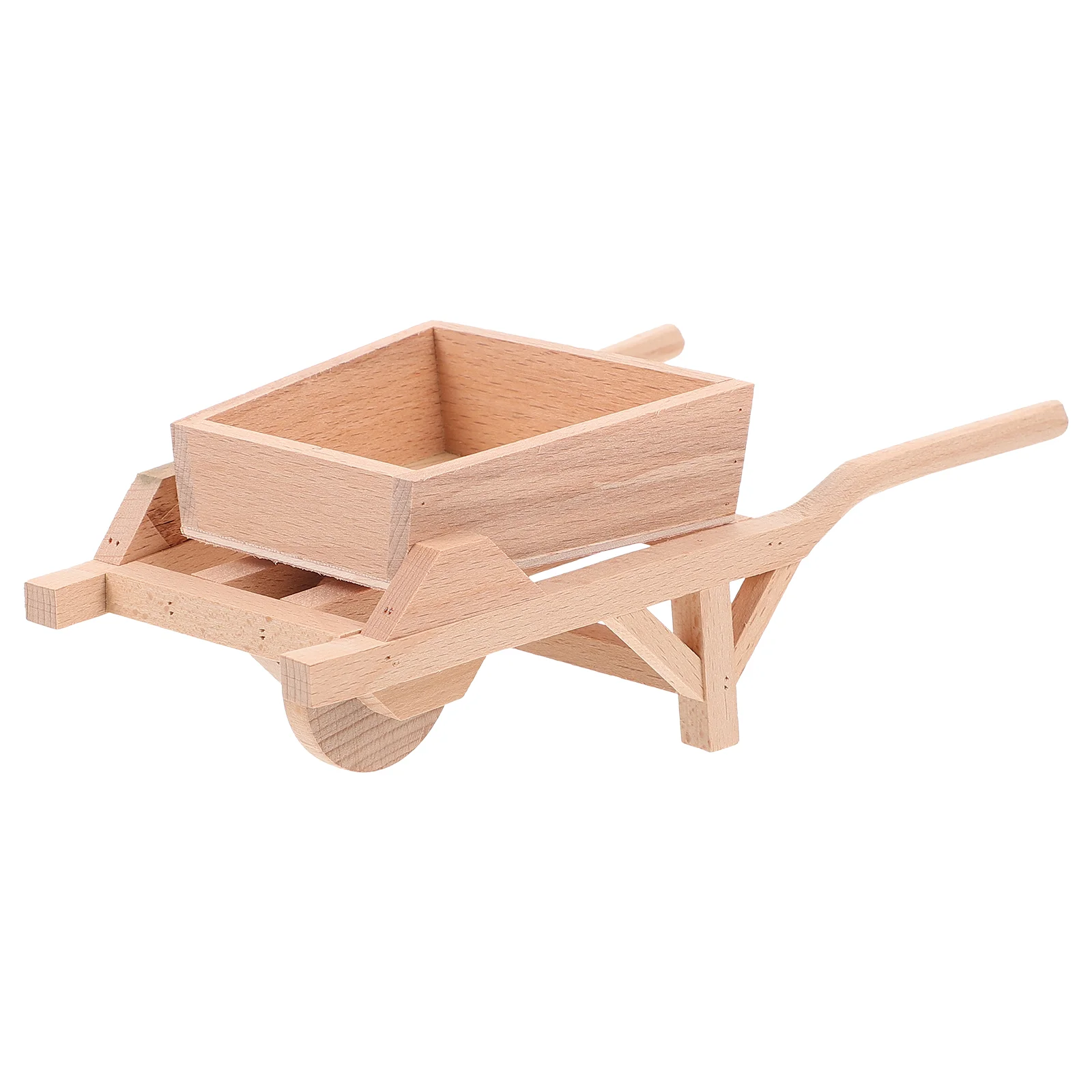 

Outdoor Toy Wood Wagon Candy Rustic Flower Pots Wooden Planter Box Tricycle Planter Vase Desktop Ornament Decors