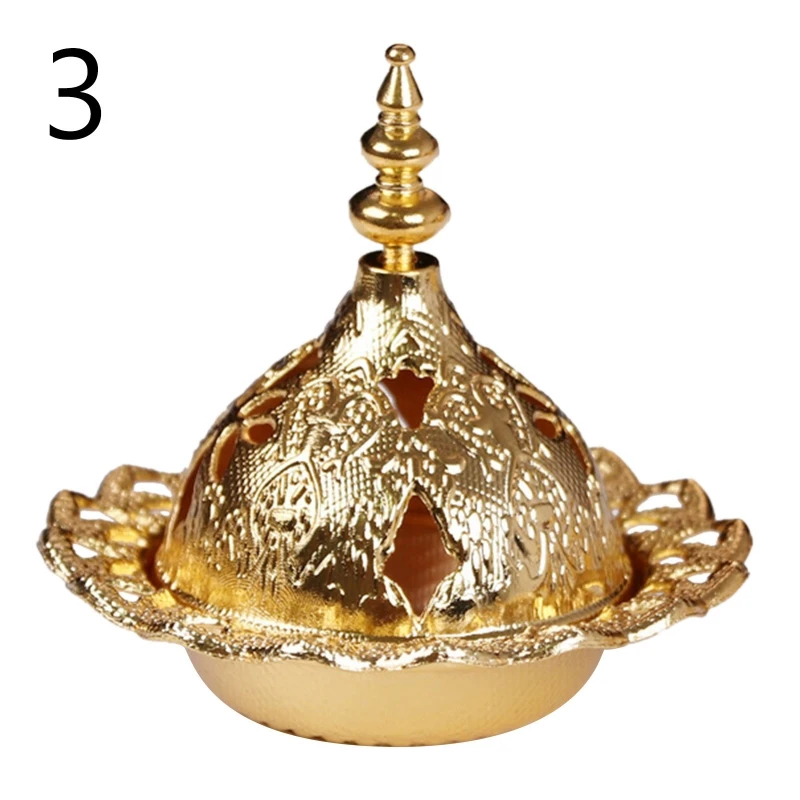 Новинка 2022 маленькая курильница металлический Железный роскошный полый в